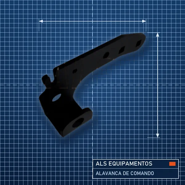 Alavanca de comando, código 1339749, 5800129-86