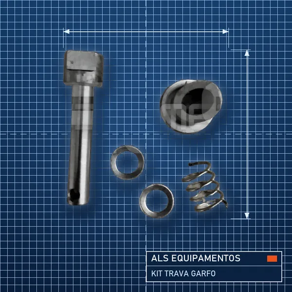 Kit trava garfo, código 1523739
