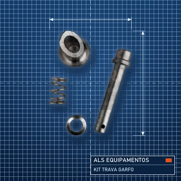 Kit trava garfo, código 70024646